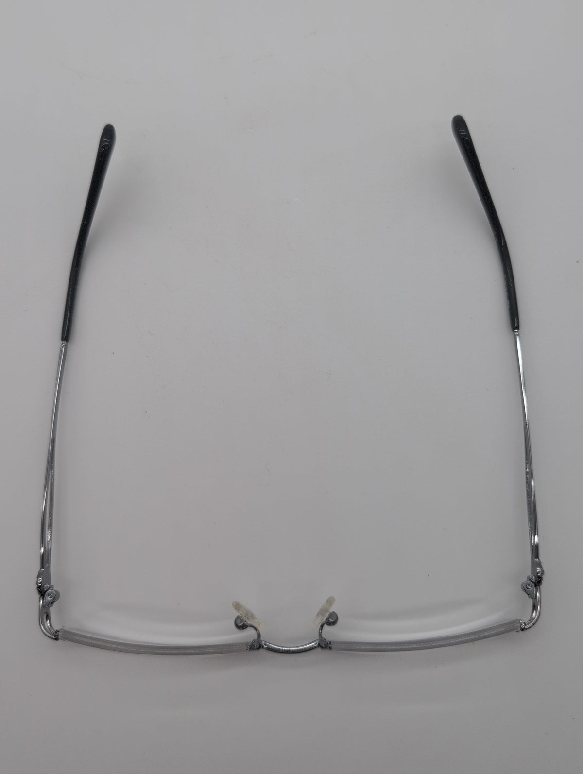 Vogue, Model VO 3929, Silver Toned Half-Rimmed Rectangular Frames with Rhinestone Detail, Unknown Prescription Lense Strength