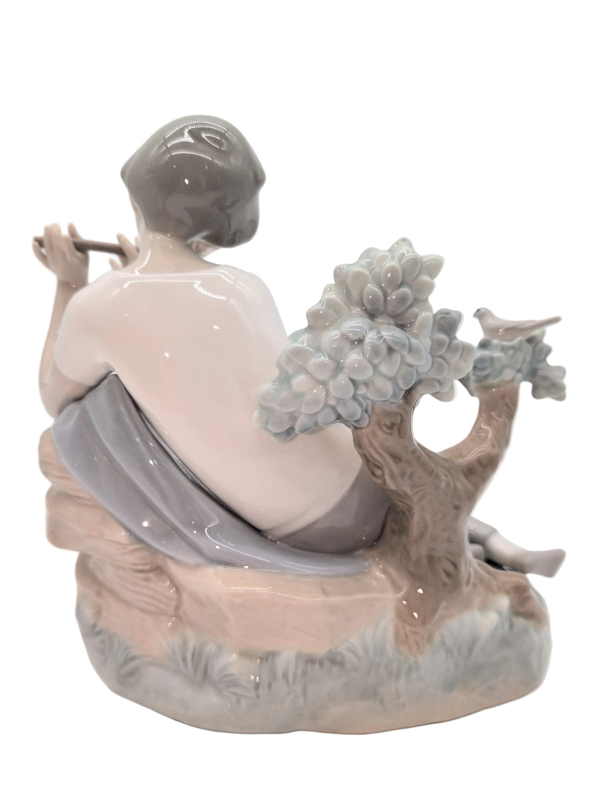Vintage Lladro "Student Flute Player" Porcelain Figurine Made in Spain