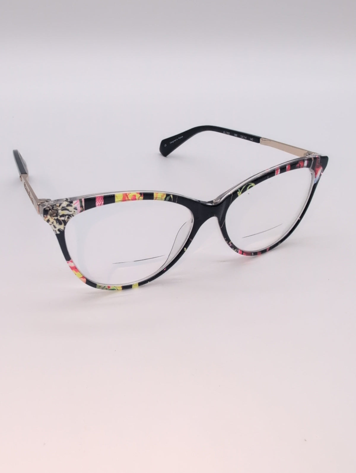 Christian Lacroix Cat Eye Reading Glasses in "Babylon Night Red" with Case