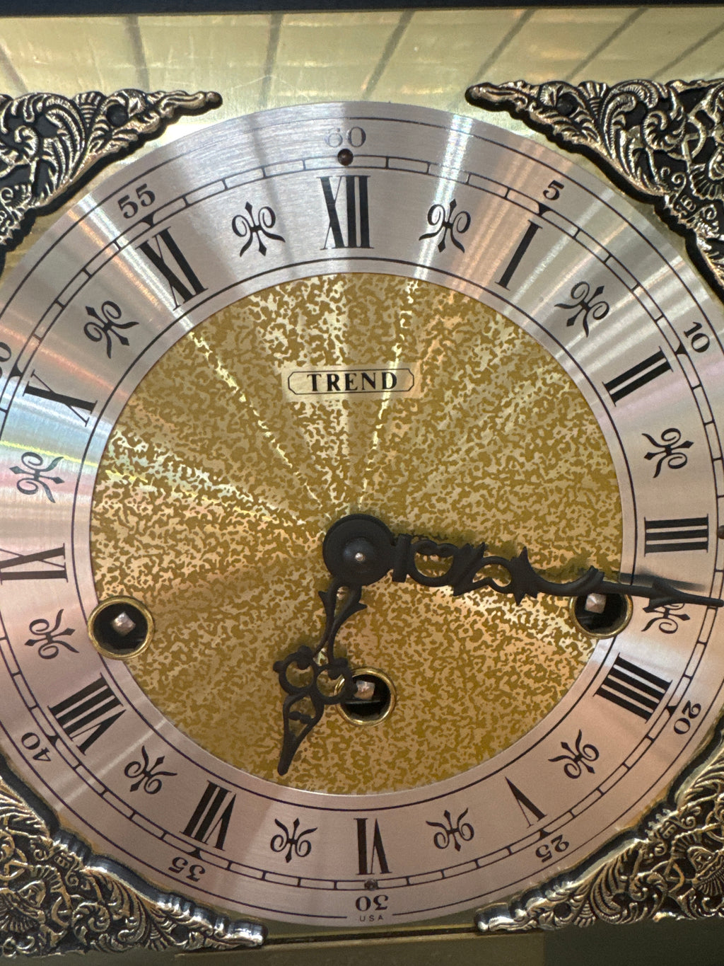 Vintage Mantle Clock Trend by Sligh - Instructions and Key Included