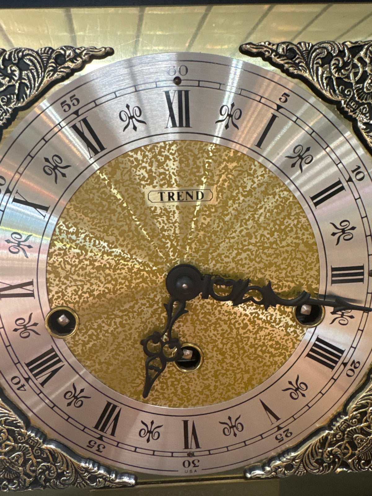 Vintage Mantle Clock Trend by Sligh - Instructions and Key Included