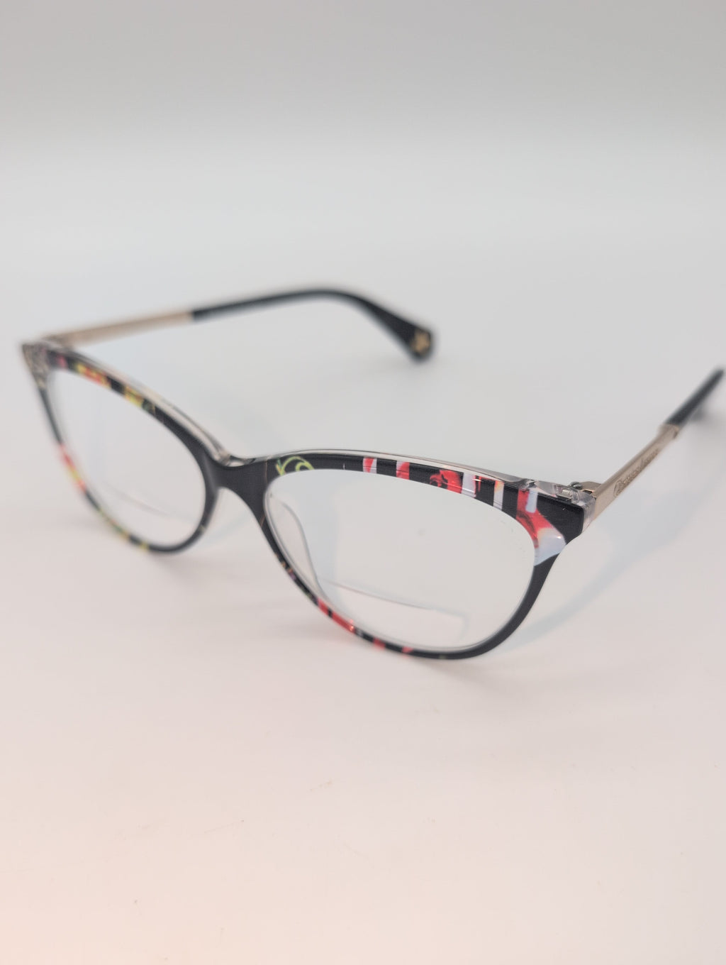 Christian Lacroix Cat Eye Reading Glasses in "Babylon Night Red" with Case