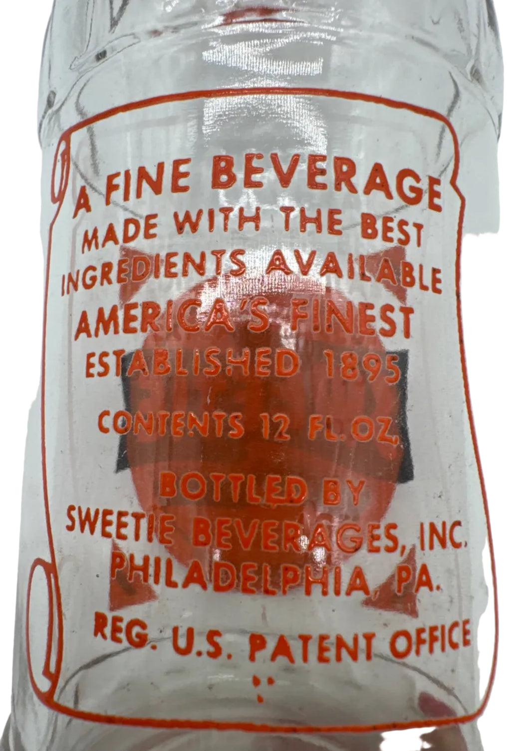 Sweetie “A Fine Beverage” Established 1895 Philadelphia, PA