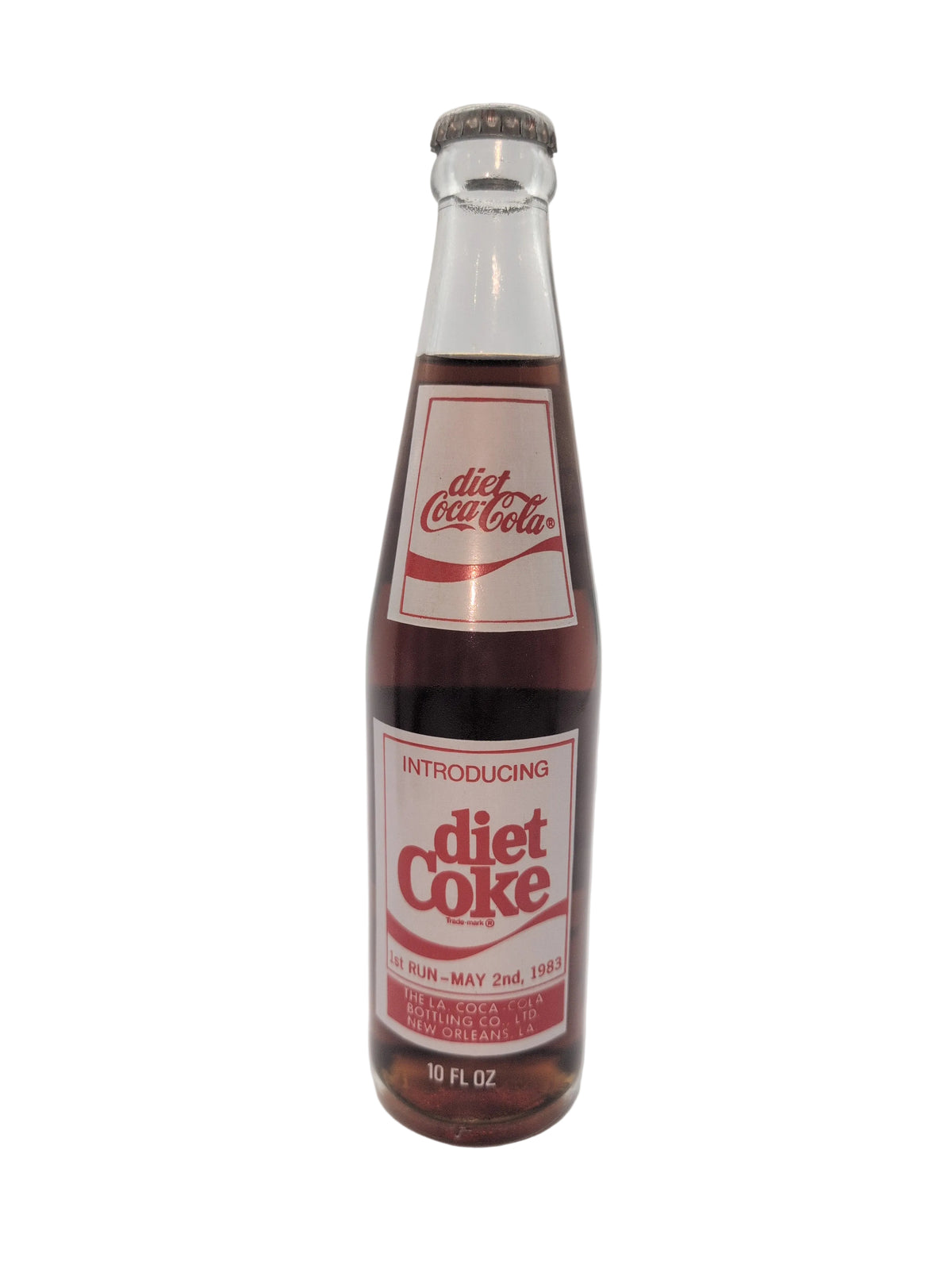 Introducing Diet Coke Coca-Cola bottle, 1983