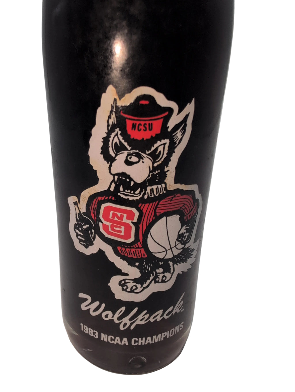 1983 NCAA NC STATE WOLFPACK CHAMPIONS COCA-COLA 10 oz BOTTLE