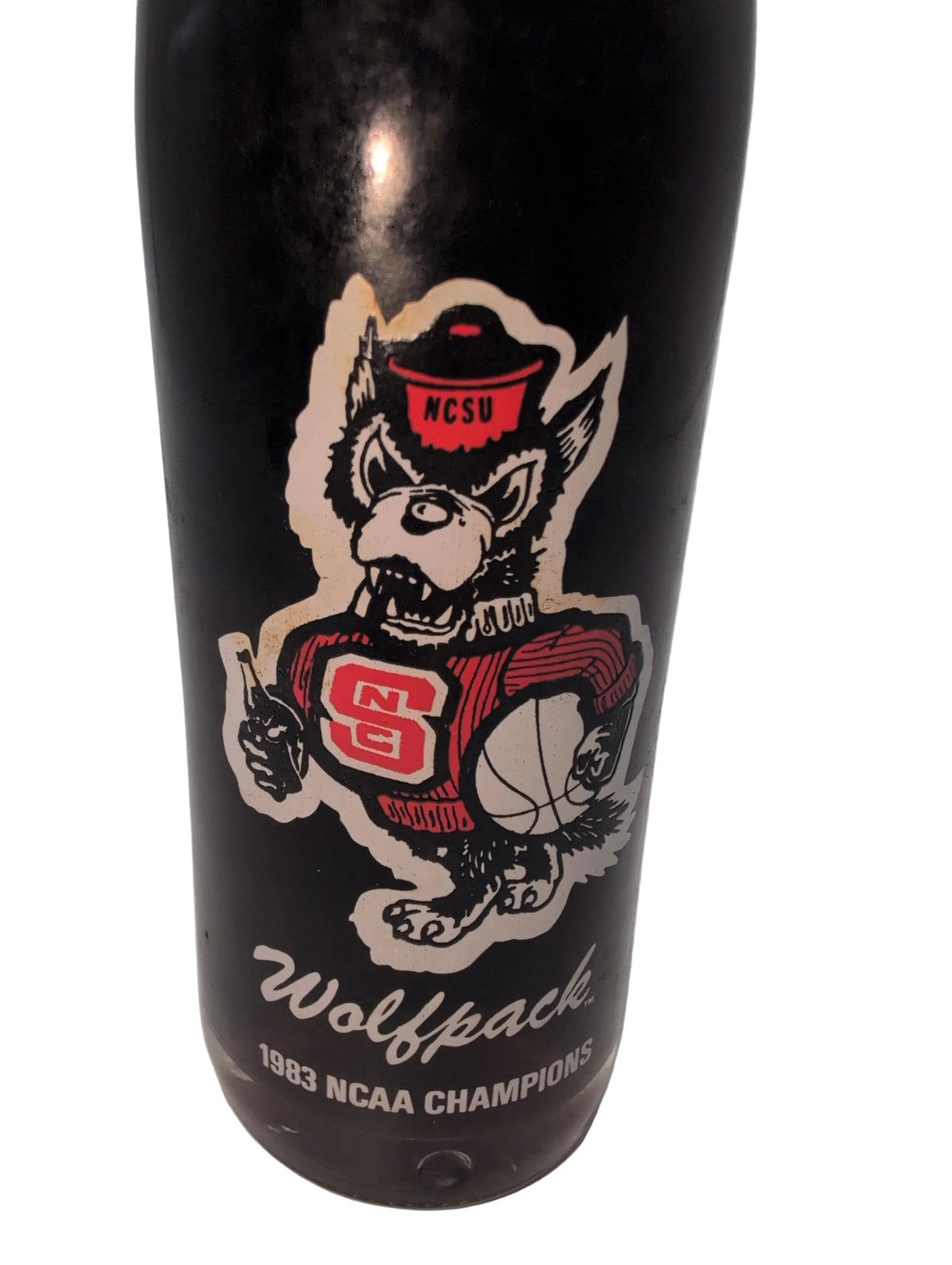 1983 NCAA NC STATE WOLFPACK CHAMPIONS COCA-COLA 10 oz BOTTLE