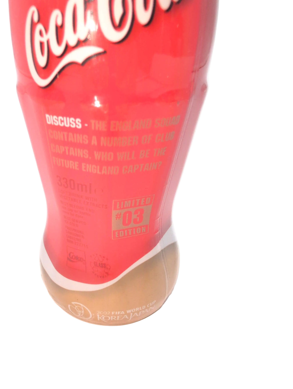 2002 FIFA WORLD CUP LIMITED EDITION #03 COCA-COLA BOTTLE