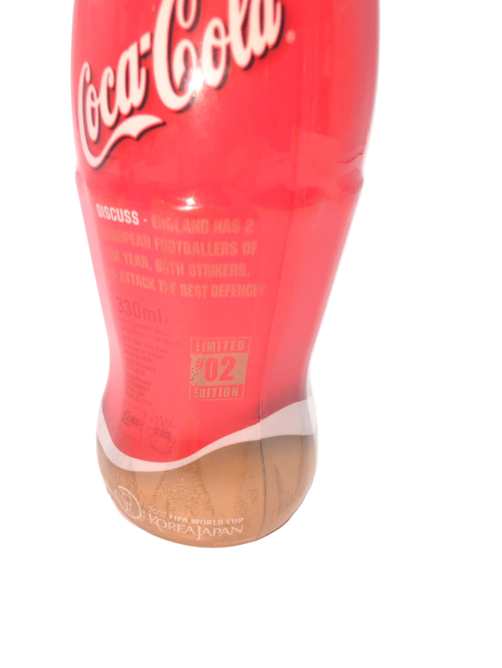 2002 FIFA WORLD CUP LIMITED EDITION #02 COCA-COLA BOTTLE