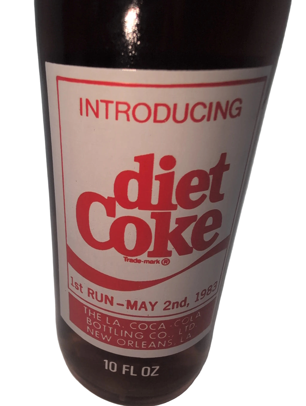 Introducing Diet Coke Coca-Cola bottle, 1983