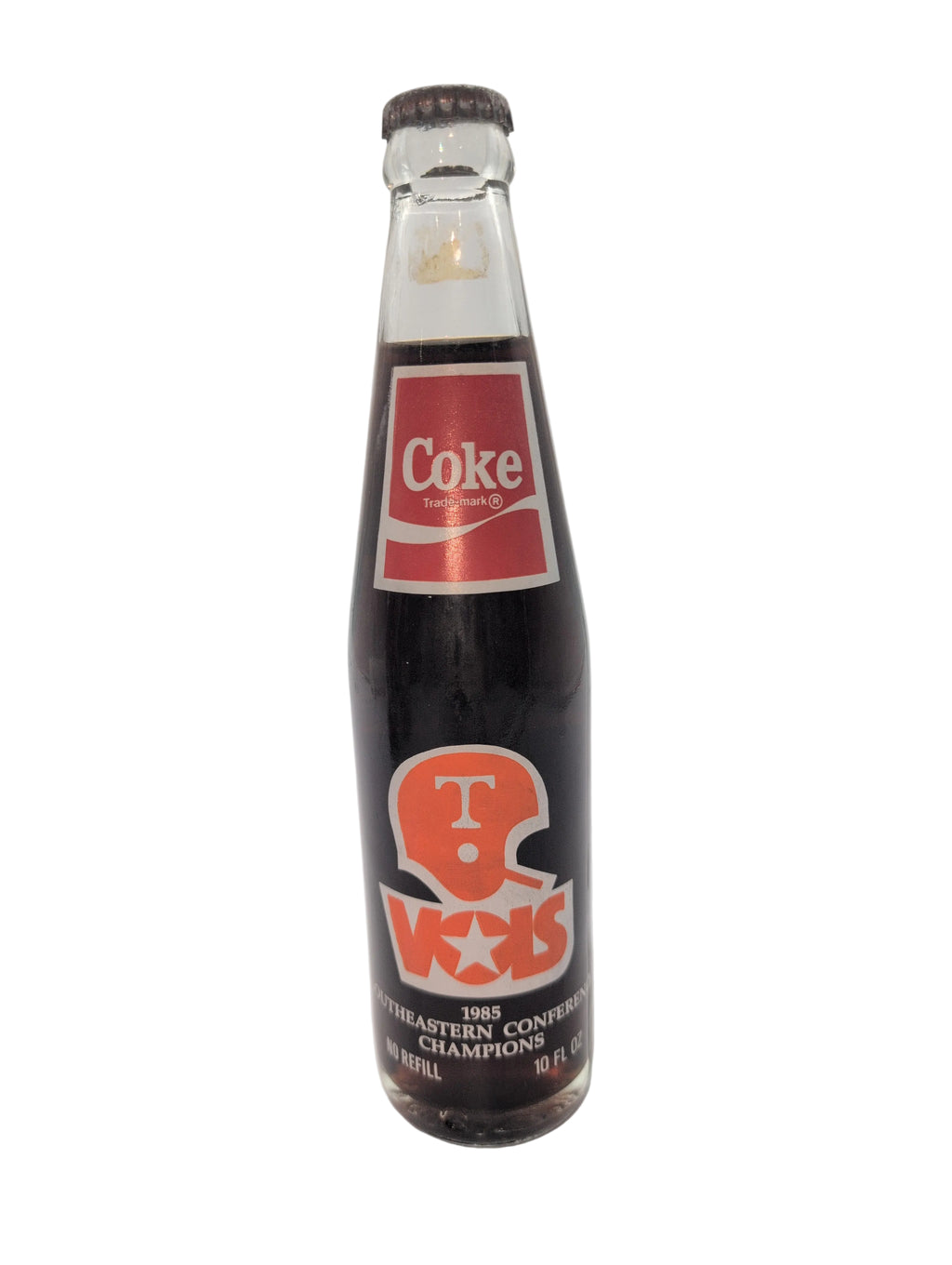 1985 Tennessee Volunteers SEC Champs Coca-Cola Bottle Coke