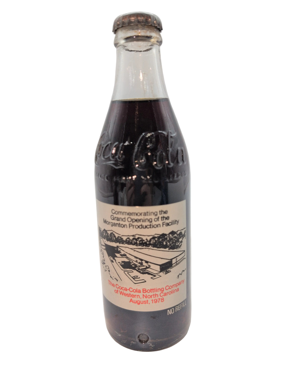 1978 GRAND OPENING WESTERN NORTH CAROLINA, MORGANTON PRODUCTION FACILITY COCA-COLA BOTTLE
