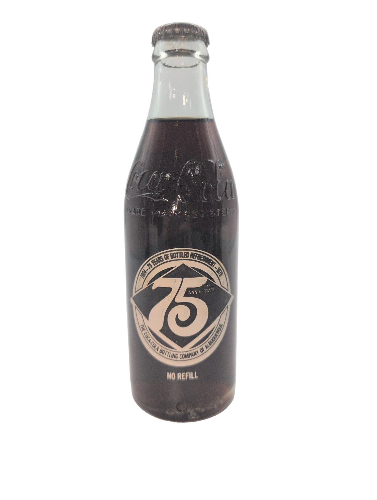 ALBUQUERQUE 75TH 1904-1979 COCA-COLA BOTTLE COKE