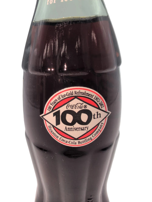 100th ANNIVERSARY HOUSTON BOTTLING COMPANY, COCA-COLA BOTTLE COKE