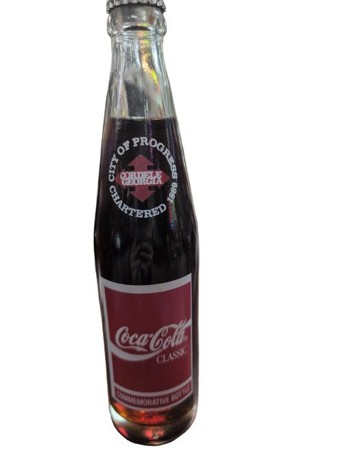 100th Anniversary City of Cordele Georgia Centennial 1889 to 1989 10 oz Coca-Cola Bottle