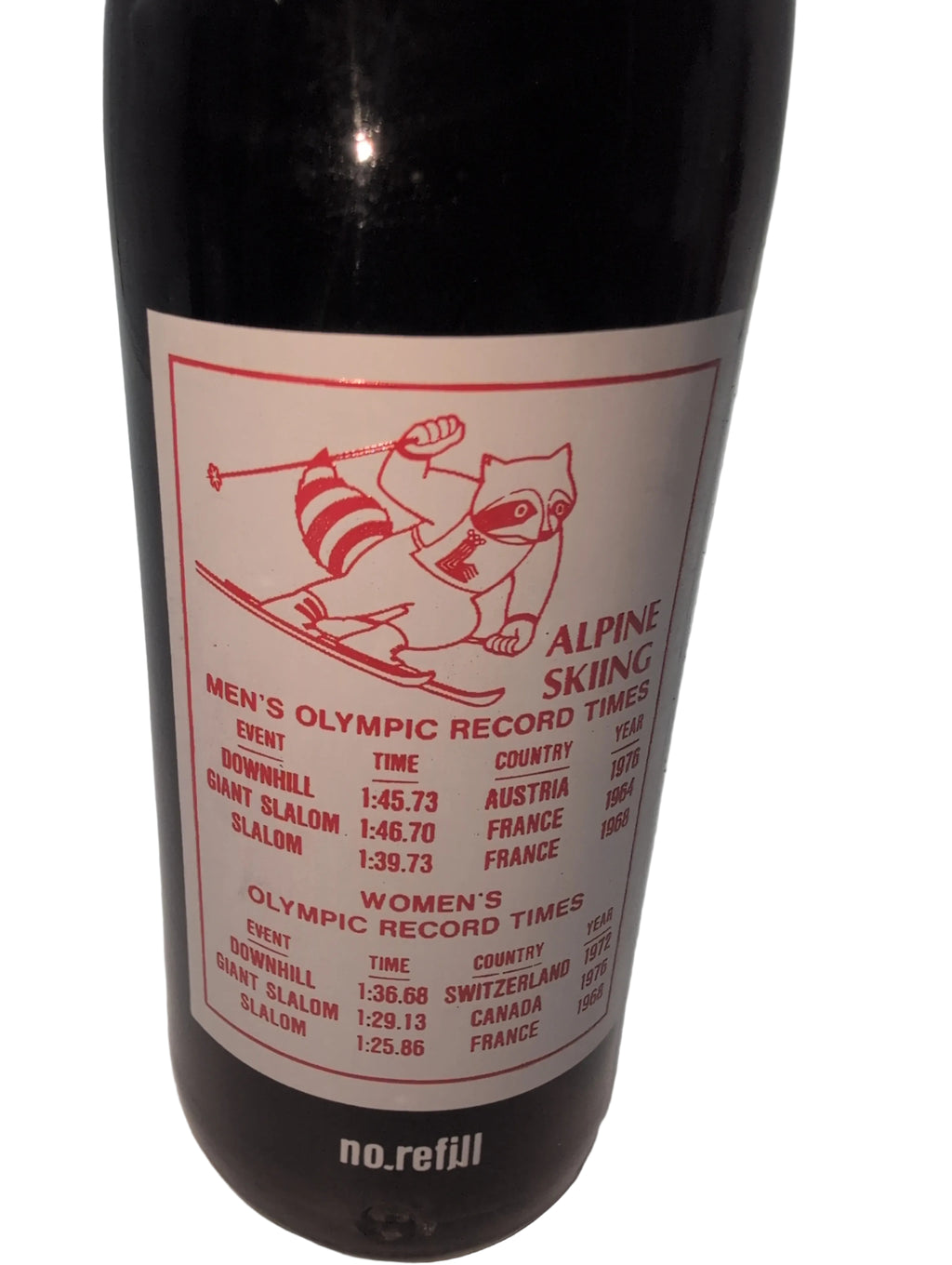 1980 WINTER OLYMPICS LAKE PLACID ALPINE SKIING COCA-COLA BOTTLE