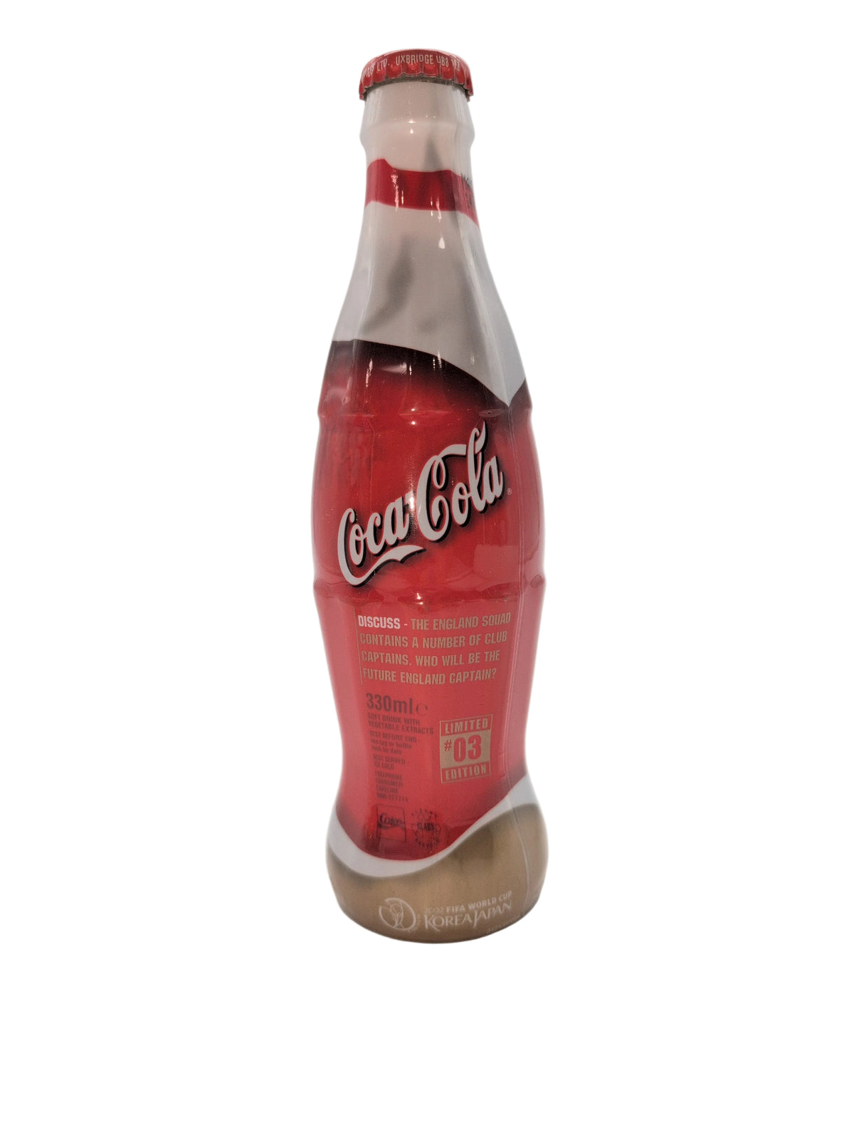 2002 FIFA WORLD CUP LIMITED EDITION #03 COCA-COLA BOTTLE