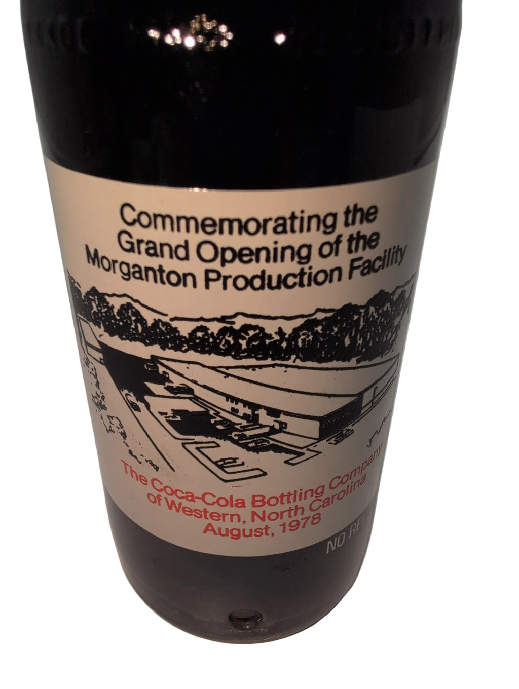 1978 GRAND OPENING WESTERN NORTH CAROLINA, MORGANTON PRODUCTION FACILITY COCA-COLA BOTTLE