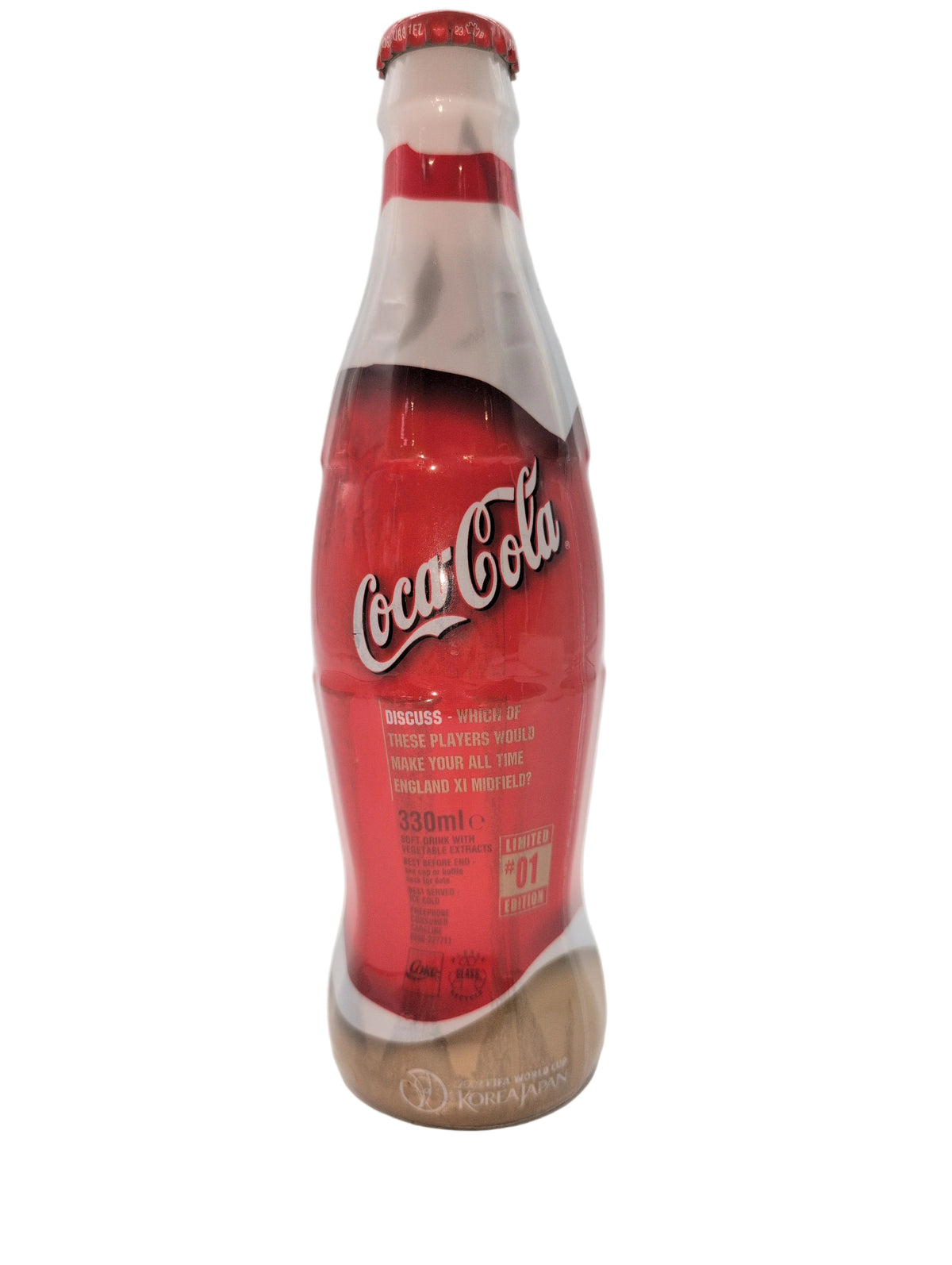 2002 FIFA WORLD CUP LIMITED EDITION #01 COCA-COLA BOTTLE COKE