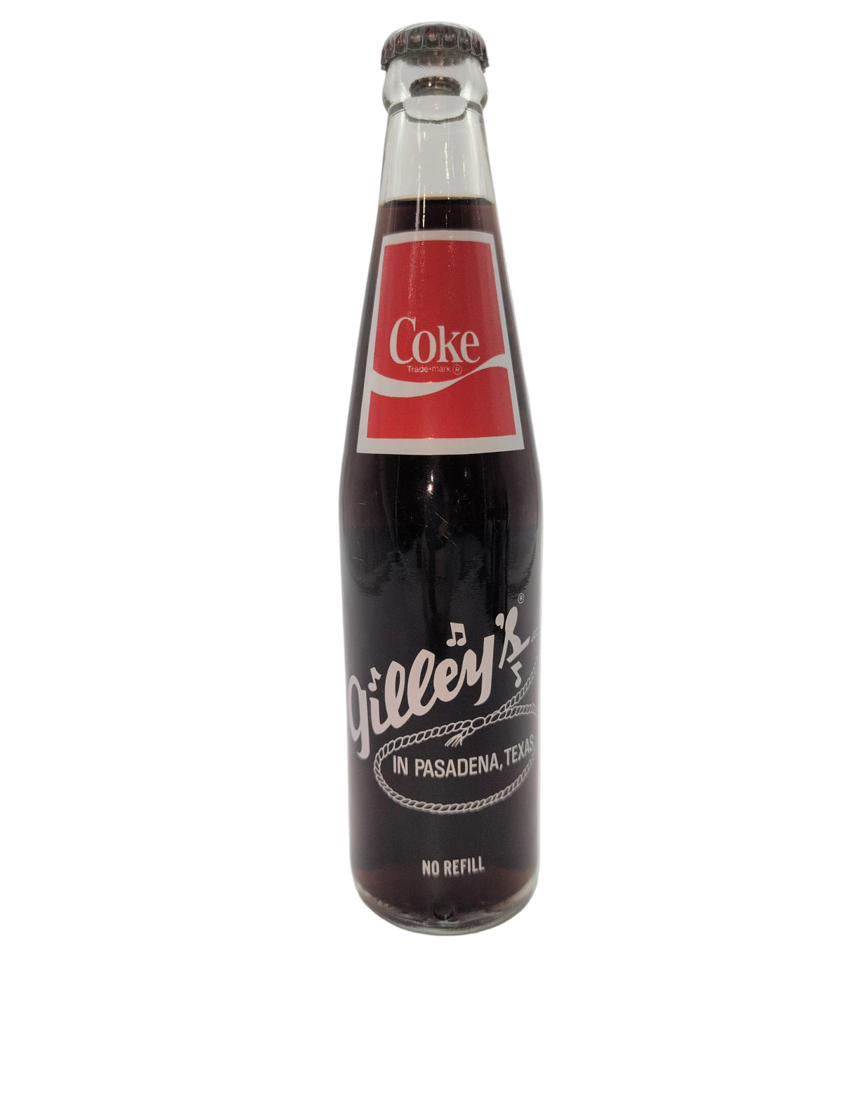 1983 GILLEY'S, PASADENA TEXAS, COCA-COLA BOTTLE