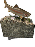 World Record Floor Mounted Rainbow Trout Display