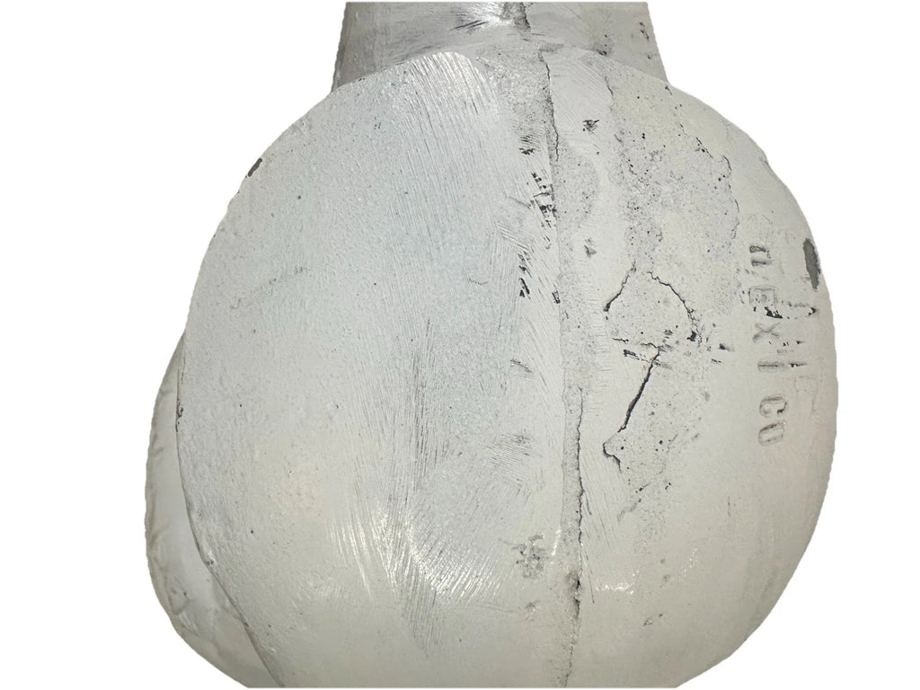 White Painted Cast Iron Eagle