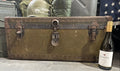Vintage WW2 Era Military Footlocker Trunk